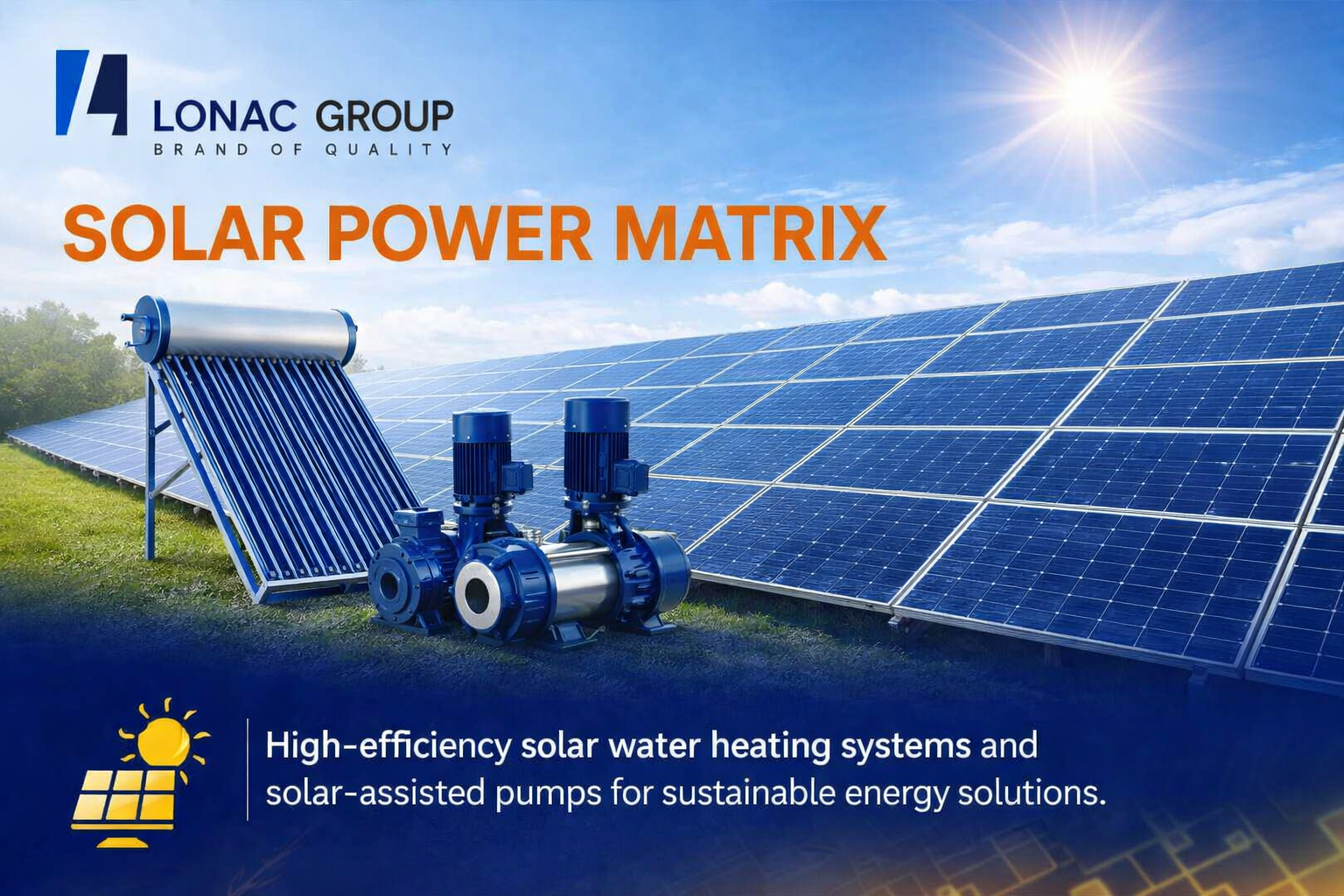 Solar Power Matrix Frame
