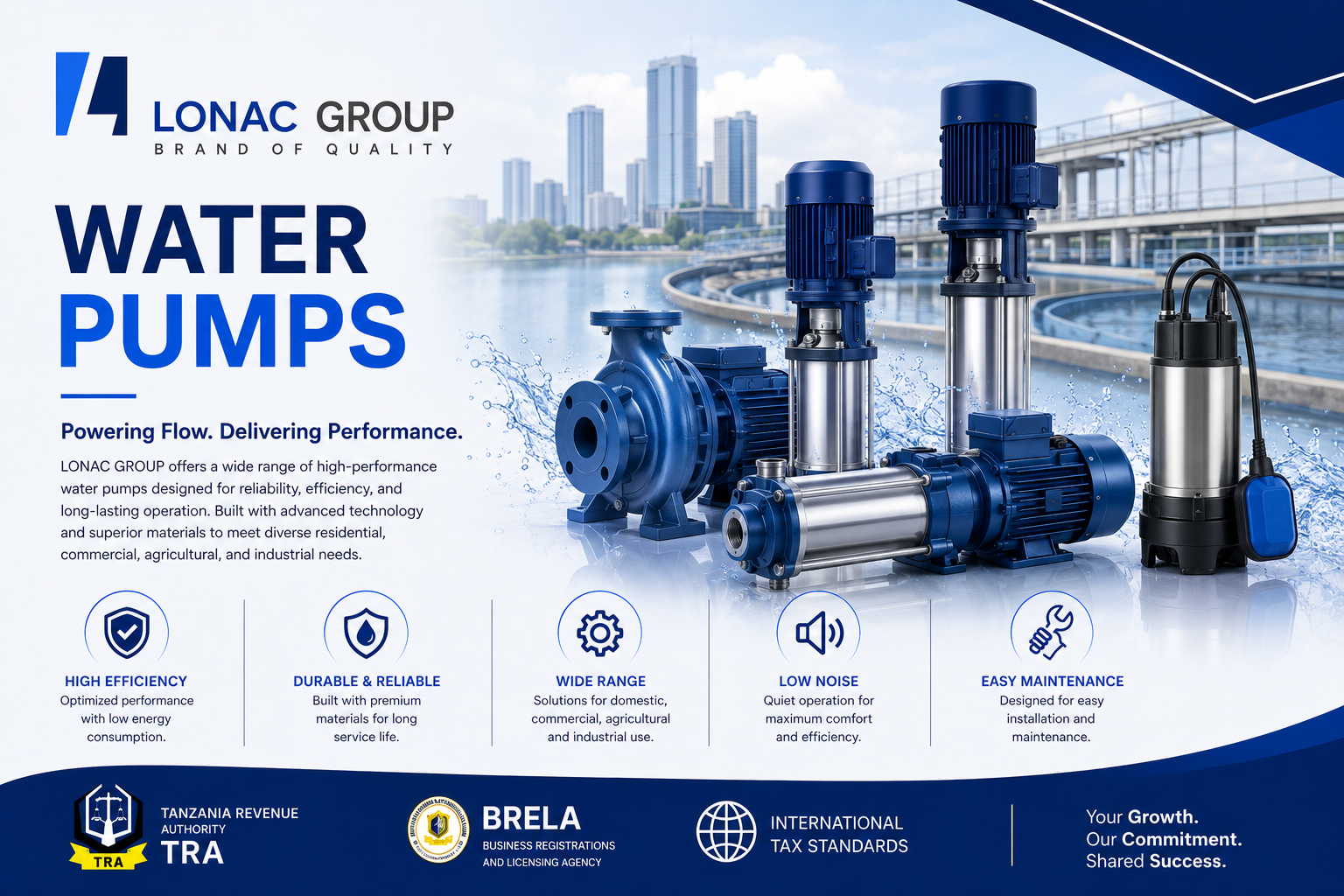 Water Pumps Frame